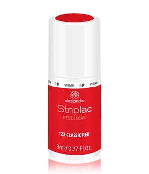 Alessandro Striplac Peel or Soak Nagellack 8 ml Rot